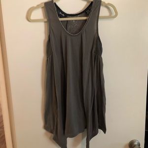 Miss Me Gray Tank Top Small